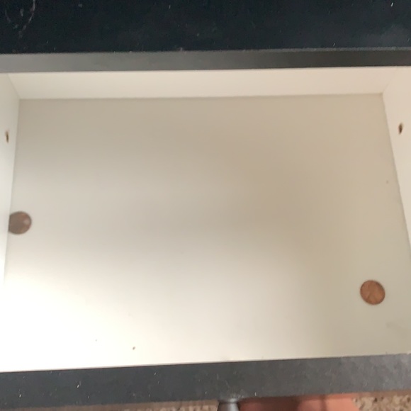 i’m selling a little dresser, black, - Picture 2 of 2